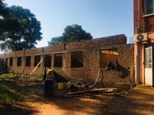 Construction of new building on going at Iganga Municipal Council offices